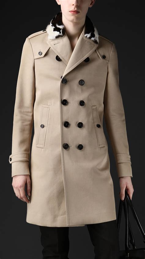 burberry men coat with vest